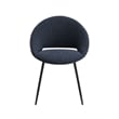 ACME Klaus Side Chair (Set-2) in Black Boucle & Black