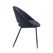 ACME Klaus Side Chair (Set-2) in Black Boucle & Black