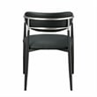 ACME Jaramillo Arm Chair (Set-2) in Black Synthetic Leather