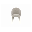 ACME Cora Side Chair (Set-2) in Champange Fabric