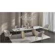 ACME Cora Side Chair (Set-2) in Champange Fabric
