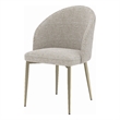ACME Cora Side Chair (Set-2) in Champange Fabric