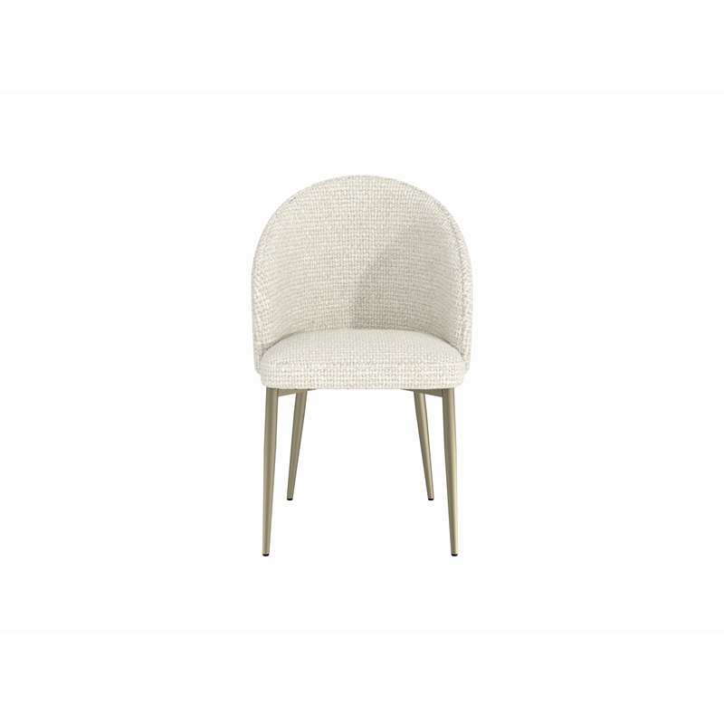 ACME Cora Side Chair (Set-2) in White Fabric