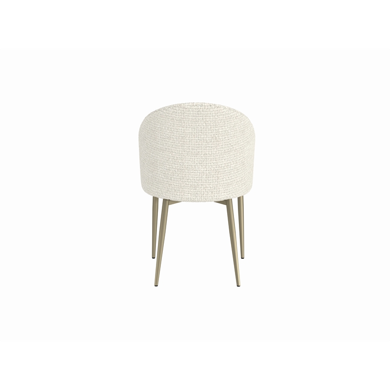ACME Cora Side Chair (Set-2) in White Fabric