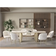ACME Cora Side Chair (Set-2) in White Fabric