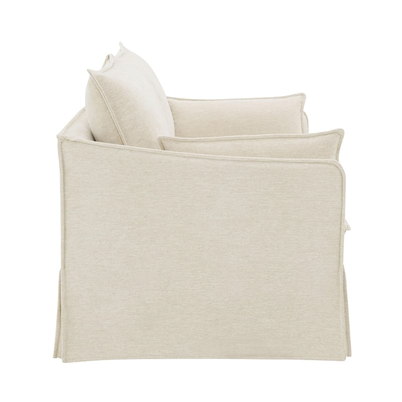 ACME Shane Loveseat w/2 Pillows in Beige Linen