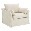 ACME Shane Chair w/2 Pillows in Beige Linen