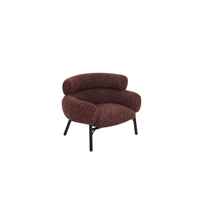 ACME Mardi Chair in Maroon Tweed