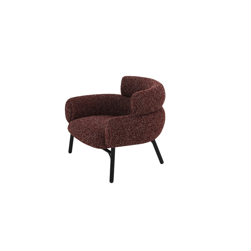 ACME Mardi Chair in Maroon Tweed