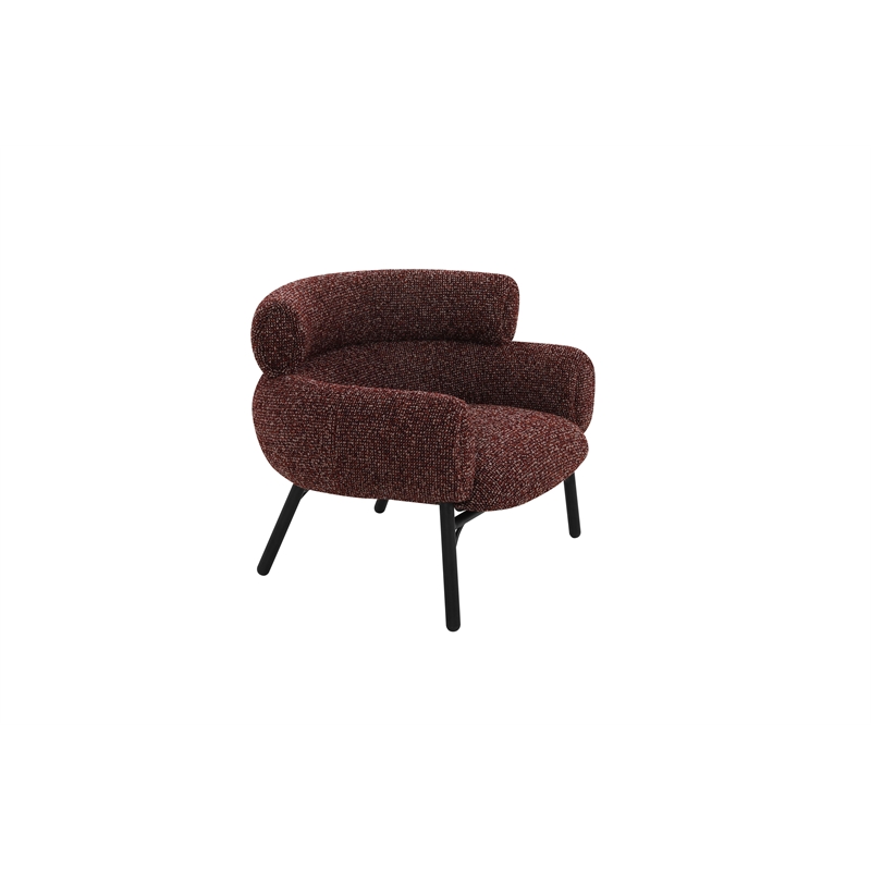 ACME Mardi Chair in Maroon Tweed