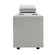 ACME Emee Console w/USB Port in Gray Corduroy