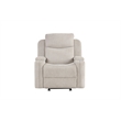 ACME Galya Motion Glider Recliner in Light Gray Chenille