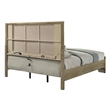 ACME Lakkari Queen Bed w/LED in Antique Oak