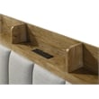 ACME Garcia Queen Bed w/USB in Light Aspen Brown