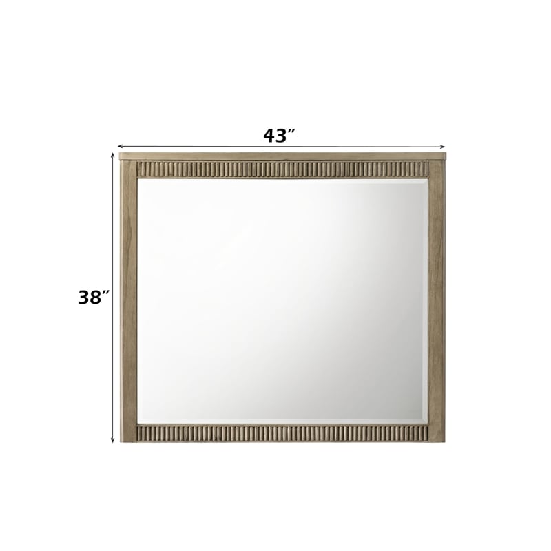ACME Lakkari Mirror in Antique Oak