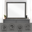 ACME Clayten Mirror in Espresso