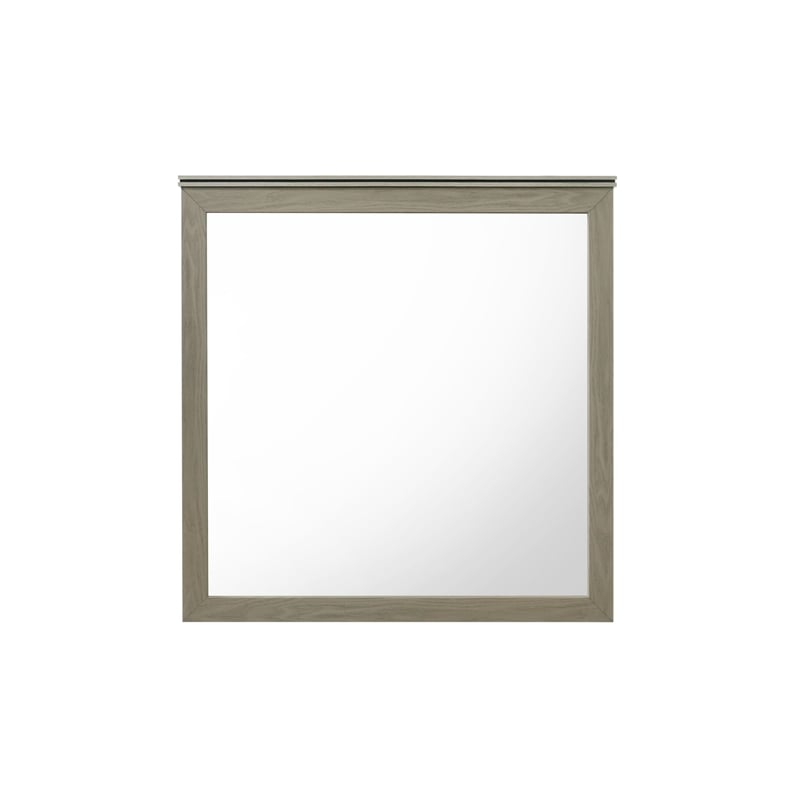 ACME Joanna Mirror in Weathered Gray
