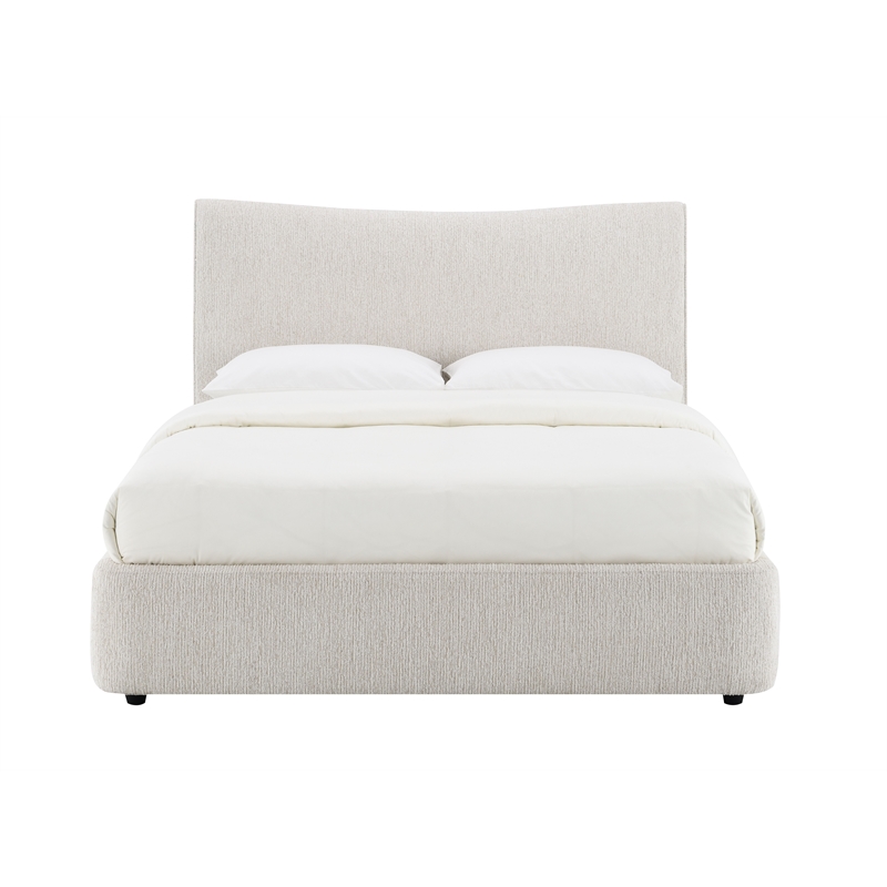 ACME Renee Full Bed in Aperol Beige Chenille