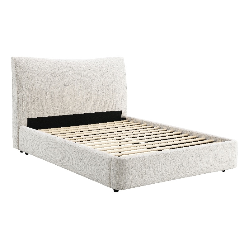 ACME Renee Full Bed in Aperol Beige Chenille