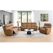 ACME Chavis Power Motion Sofa w/USB & Power Headrest in Brown Leather Aire