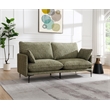 ACME Dalton Sofa w/2 Pillows in Green Chenille