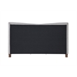 ACME Melbourne Eastern King Bed  in Gray Chenille