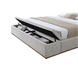 ACME Boxter Eastern King Bed w/Storage in Gray Linen