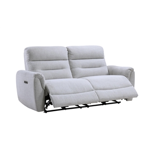 ACME Eastre Power Motion Sofa  w/USB Port  in Gray Chenille