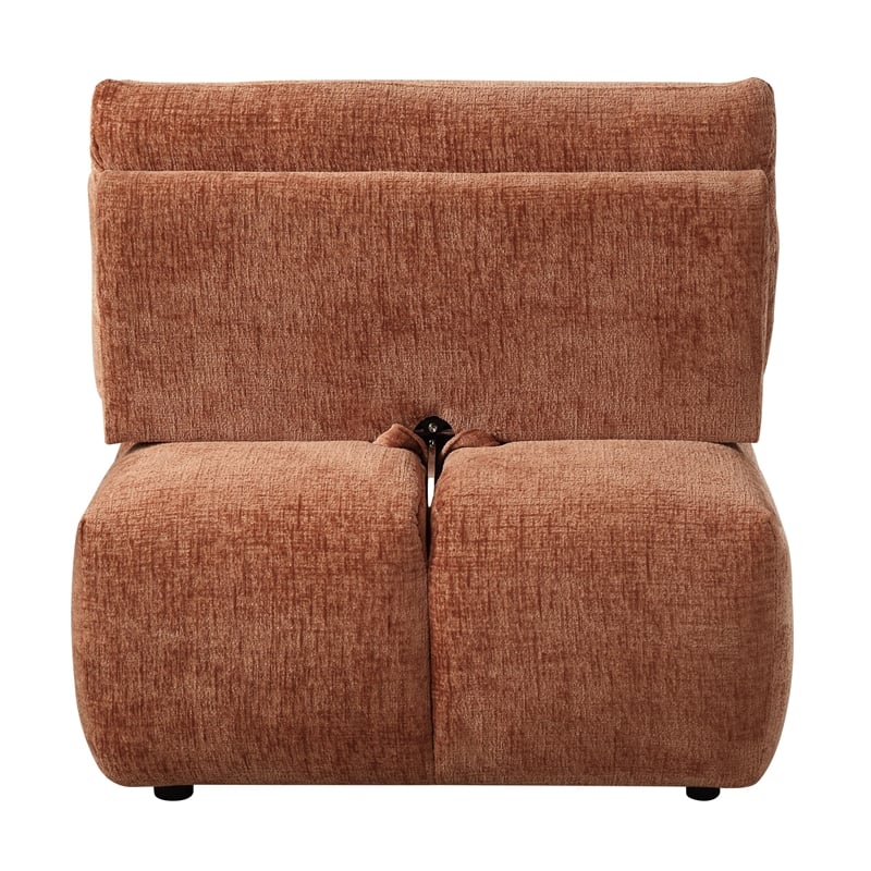 ACME Loanna Modular - Chaise in Coral Red  Linen