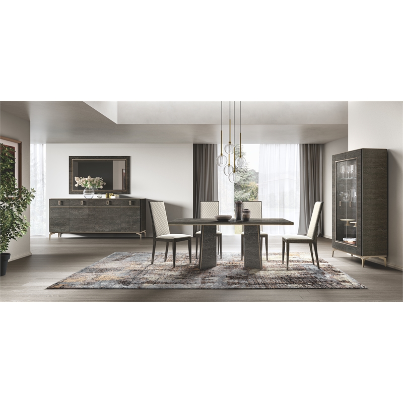 ACME Venezia Dining Table in Gray