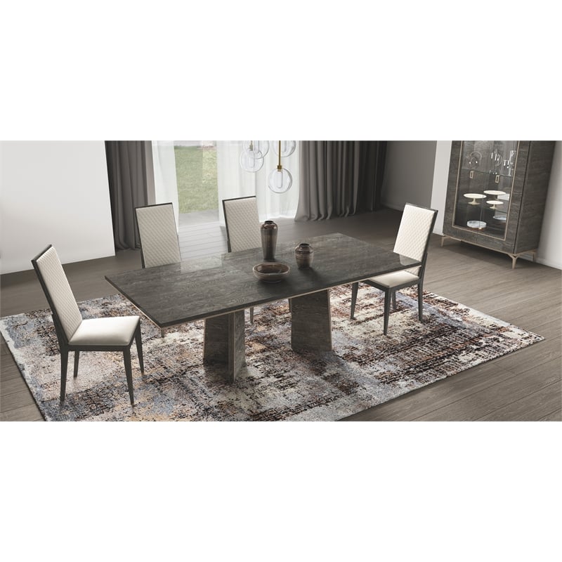 ACME Venezia Dining Table in Gray