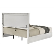 ACME Esther Eastern King Bed  in  White & Silver