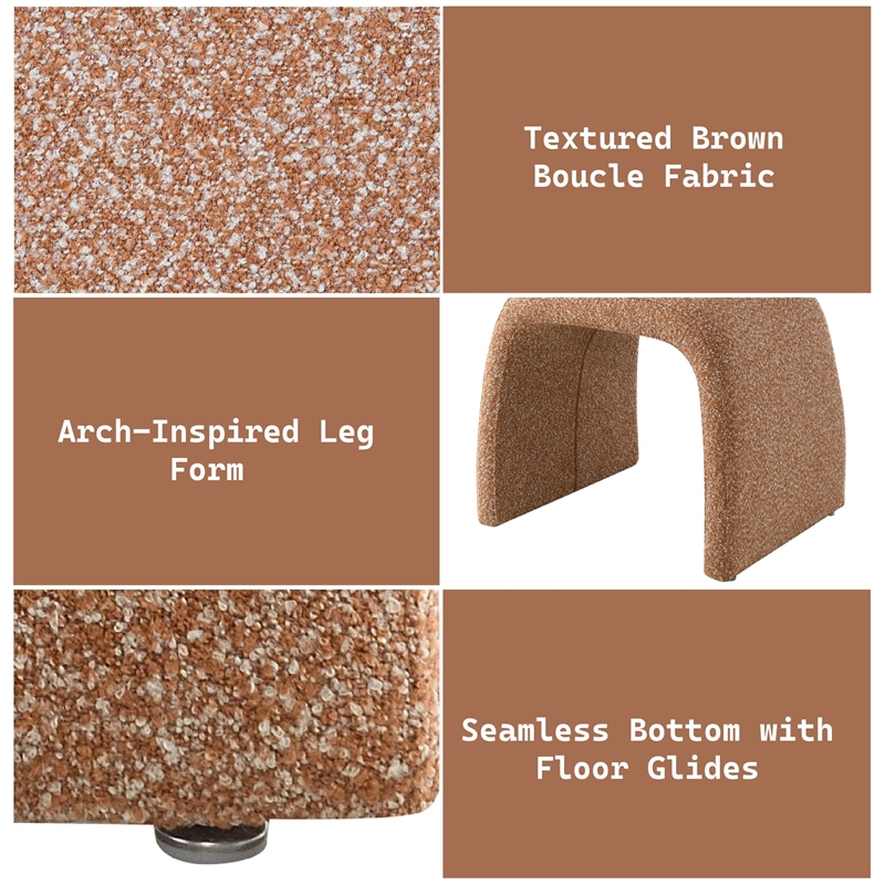 ACME Luke Accent Chair  (Set-2) in Brown Fabric