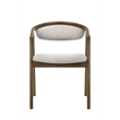 ACME Delina Side Chair in Chenille & Walnut