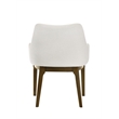 ACME Kasha Side Chair (Set-2) in Chenille & Vintage Oak