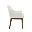 ACME Kasha Side Chair (Set-2) in Chenille & Vintage Oak