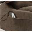 ACME Kayla Power Recliner w/Lift & Heating & Massage in Chocolate Chenille