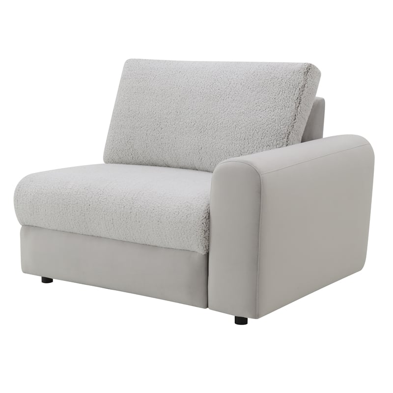 ACME Tarrance Modular RF Power Recliner in GraySherpa & Velvet