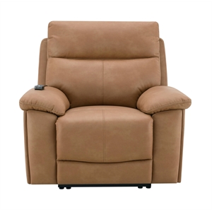 ACME Chavis Power Motion Recliner w/USB & Power Headrest in Brown Leather Aire