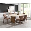 ACME Lidi Side Chair (Set-2) in Brown Chenille