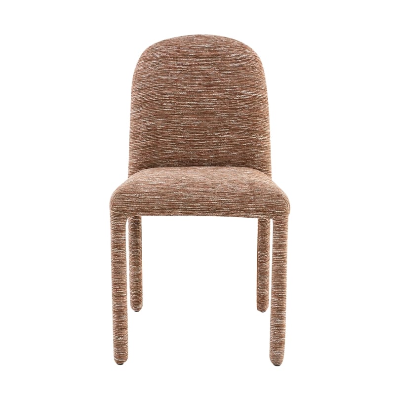 ACME Lidi Side Chair (Set-2) in Brown Chenille