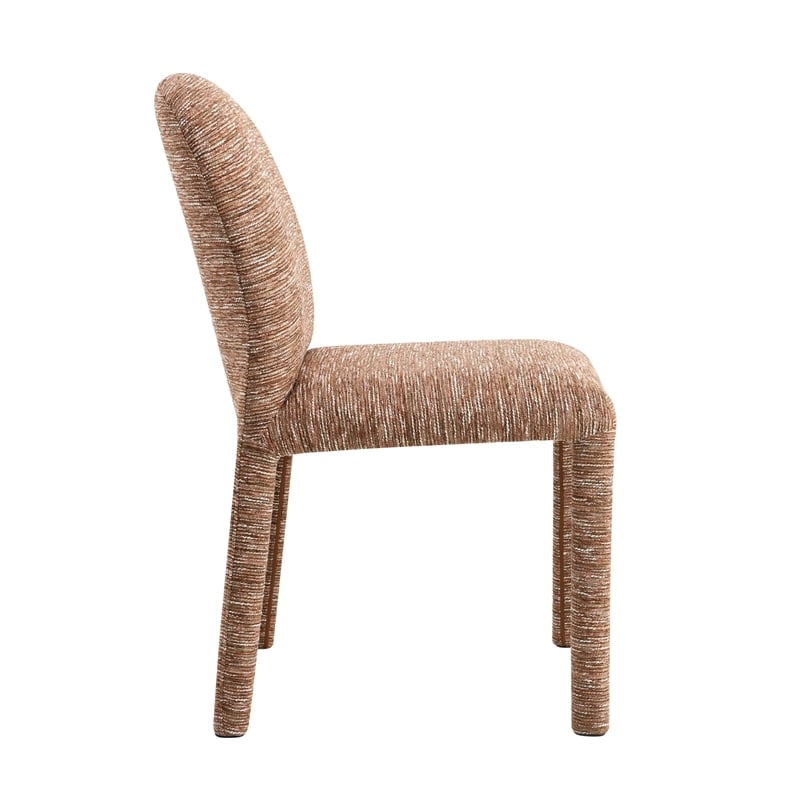 ACME Lidi Side Chair (Set-2) in Brown Chenille