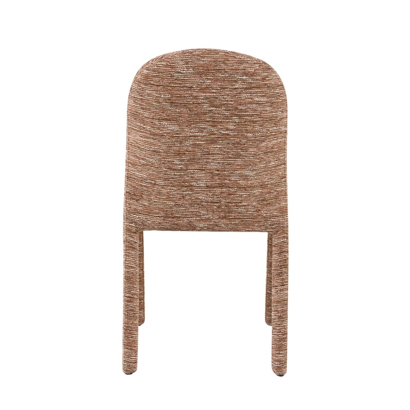 ACME Lidi Side Chair (Set-2) in Brown Chenille