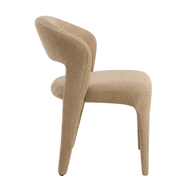 ACME Lidi Side Chair (Set-2) in Light Brown Boucle