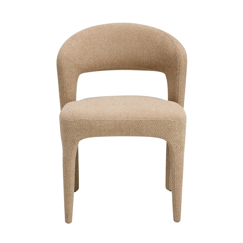 ACME Lidi Side Chair (Set-2) in Light Brown Boucle