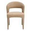 ACME Lidi Side Chair (Set-2) in Light Brown Boucle