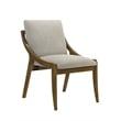 ACME Danzel Side Chair (Set-2) in Gray Chenille & Vintage Oak