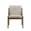 ACME Danzel Side Chair (Set-2) in Gray Chenille & Vintage Oak