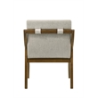 ACME Danzel Side Chair (Set-2) in Gray Chenille & Vintage Oak