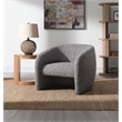 ACME Livia Accent Chair in Brown & Gray Tweed